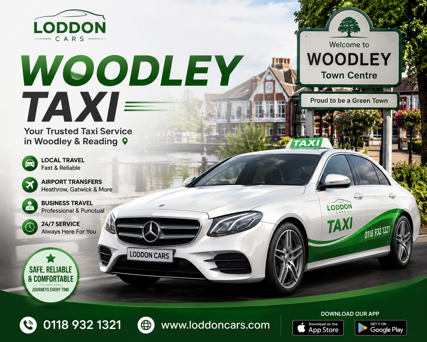 Woodley Taxi by Loddon Cars