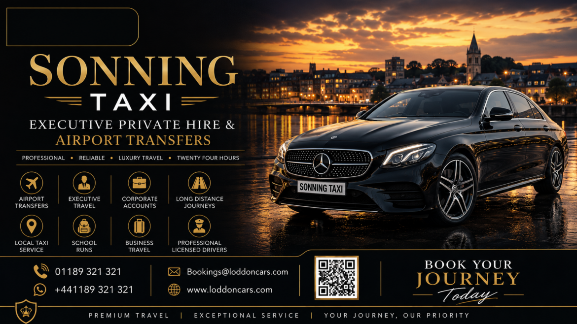 Sonning Taxi by Loddon Cars providing reliable local taxi services and airport transfers in Sonning, Berkshire.