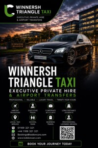 Winnersh Triangle Taxi - Reading Taxis Executive Heathrow Airport transfer from Winnersh Triangle by Loddon Cars.